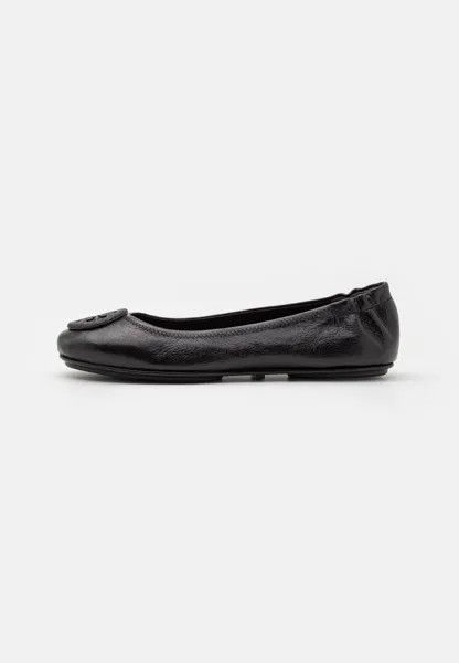 Балетки Minnie Travel Ballet Pave Tory Burch, цвет perfect black /jet