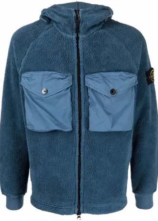 Stone Island флисовая куртка с нашивкой Compass