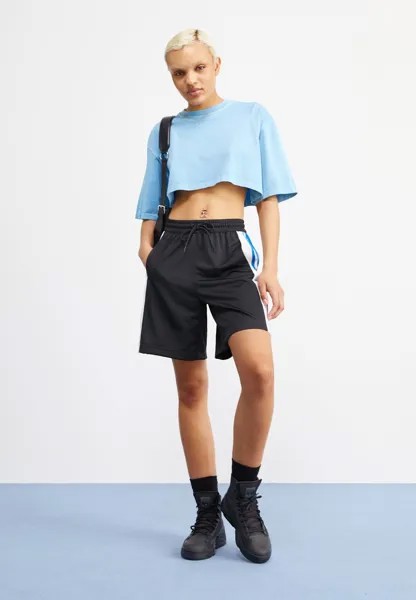 Базовая футболка Essentials Crop Tee adidas Originals, синий