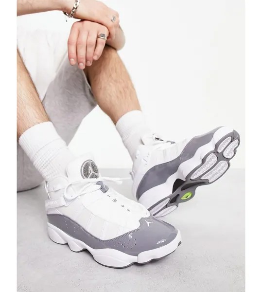 Белые кроссовки Jordan AJ 6 Rings