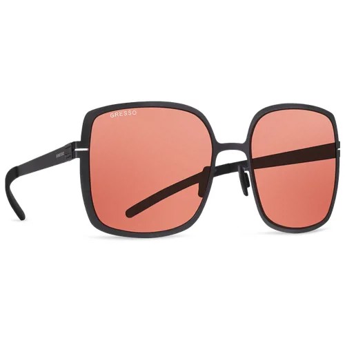 Солнцезащитные очки Gresso, квадратные, с защитой от УФ, для женщин, черный