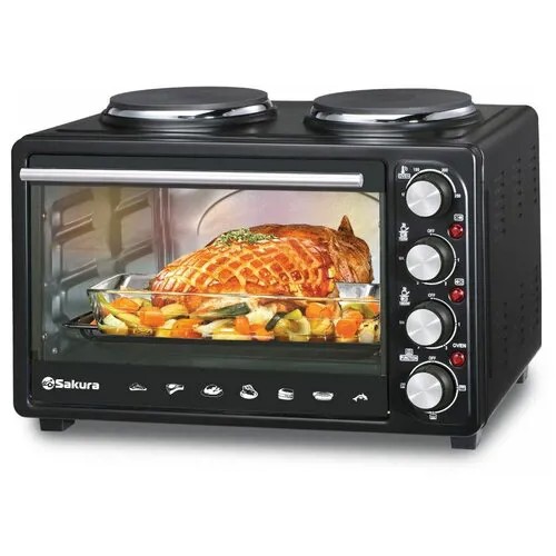Духовка электро Sakura SA-7024HBK 3080Вт 23л.
