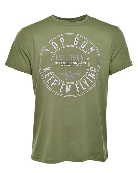 Футболка TOP GUN TG20212109, оливковый