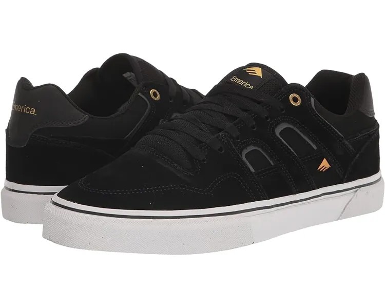 Кроссовки Emerica Tilt G6 Vulc, цвет Black/White/Gold