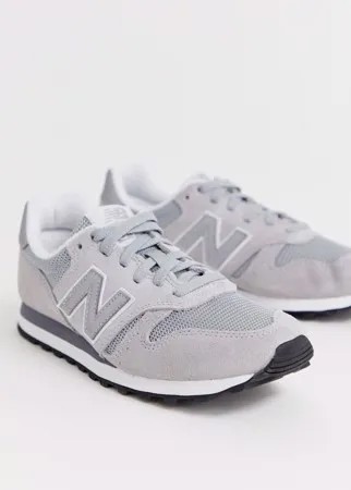 Серые кроссовки New Balance 373-Серый
