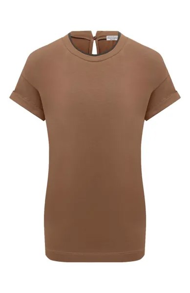 Хлопковая футболка Brunello Cucinelli