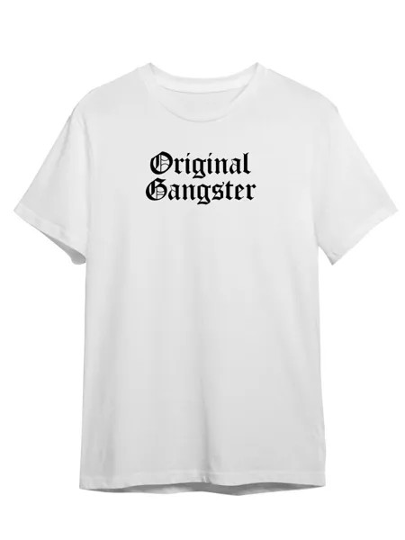 Футболка унисекс Каждому Своё Original Gangster/Гангстер/OG STGO10N белая 5XL