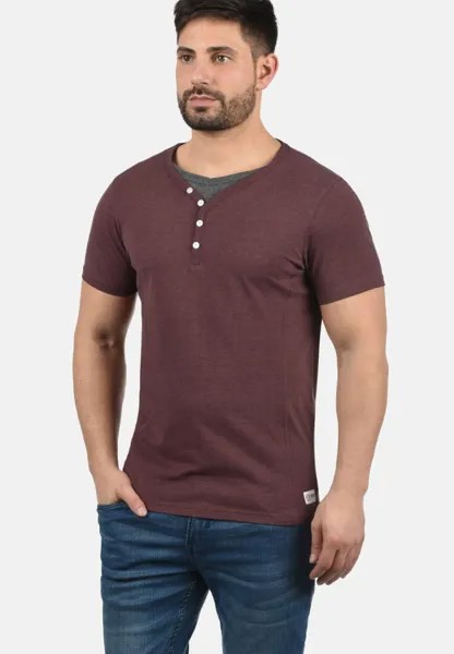Футболка базовая LAYER DORIAN Solid, цвет wine red m