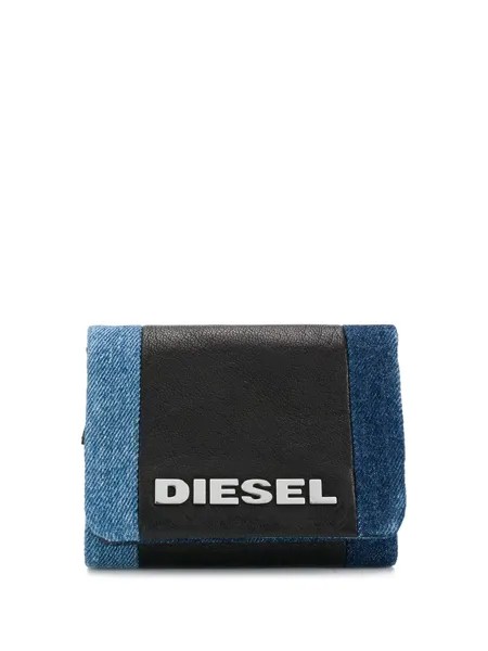Diesel джинсовый клатч с логотипом