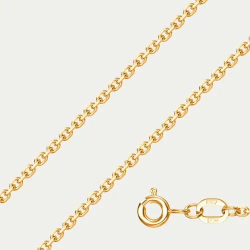 Цепь GOLD CENTER, желтое золото, 585 проба, длина 40 см, средний вес 1.88 г