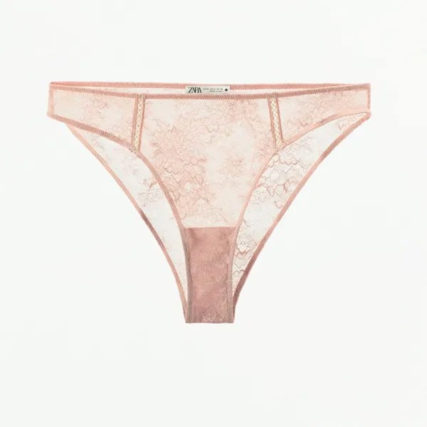 Трусы Zara Lace, светло-розовый