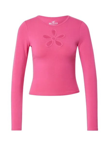 Лонгслив Hollister, розовый