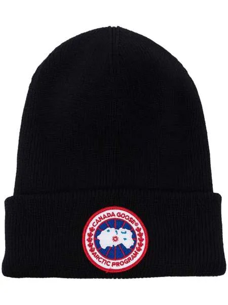 Canada Goose шапка бини Arctic Disc в рубчик