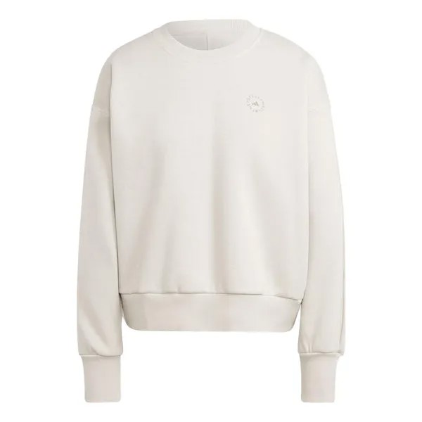 Толстовка (WMNS) adidas By Stella Mccartney Plush Sweatshirt 'Beige', бежевый