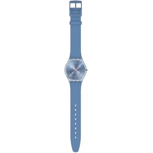Наручные часы swatch Denim Наручные часы SWATCH DENIM BLUE SS08N100 кварцевые, синий