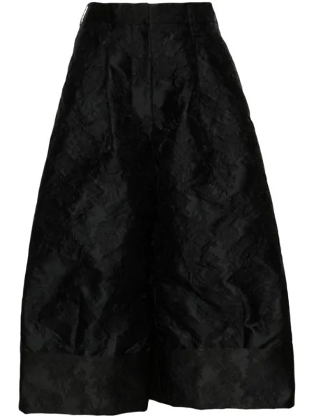 Simone Rocha укороченные брюки, черный
