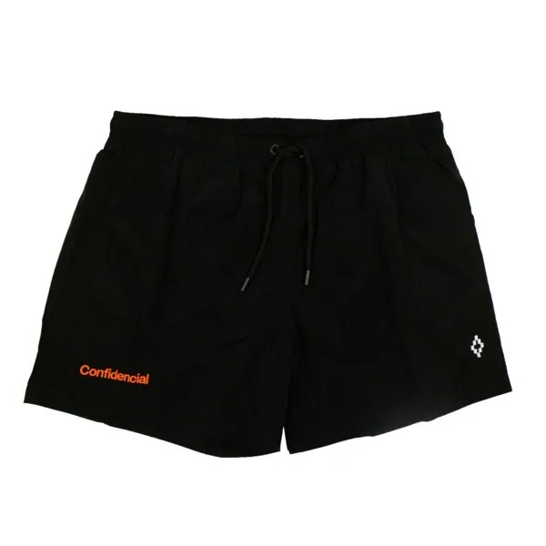 Черные спортивные шорты Confidential Marcelo Burlon, черный