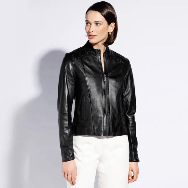 Кожаная куртка Wittchen Stylish leather jacket, woman, черный
