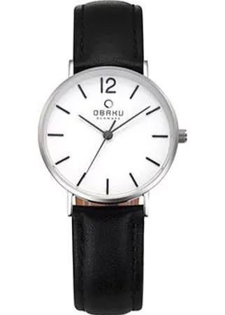Fashion наручные  женские часы Obaku V197LXCWRB. Коллекция Leather