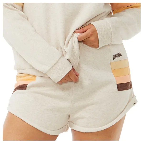 Шорты Rip Curl Women's Block Party Track Short, цвет Oatmeal Marle