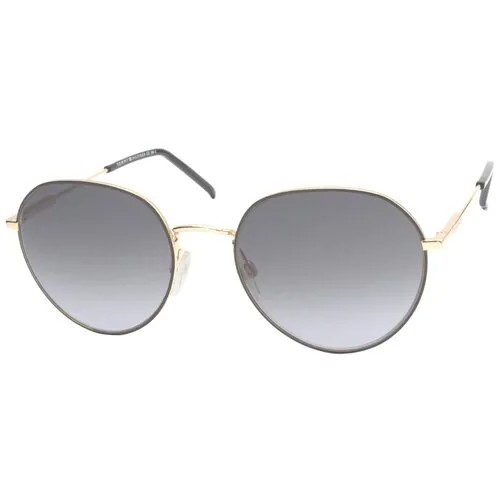 Солнцезащитные очки TOMMY HILFIGER, овальные, оправа: металл, градиентные, для женщин, золотой/золотой
