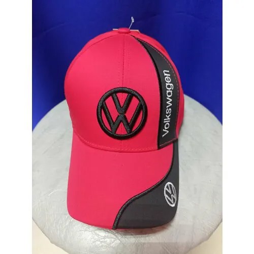 Бейсболка VOLKSWAGEN, размер 58/60, красный