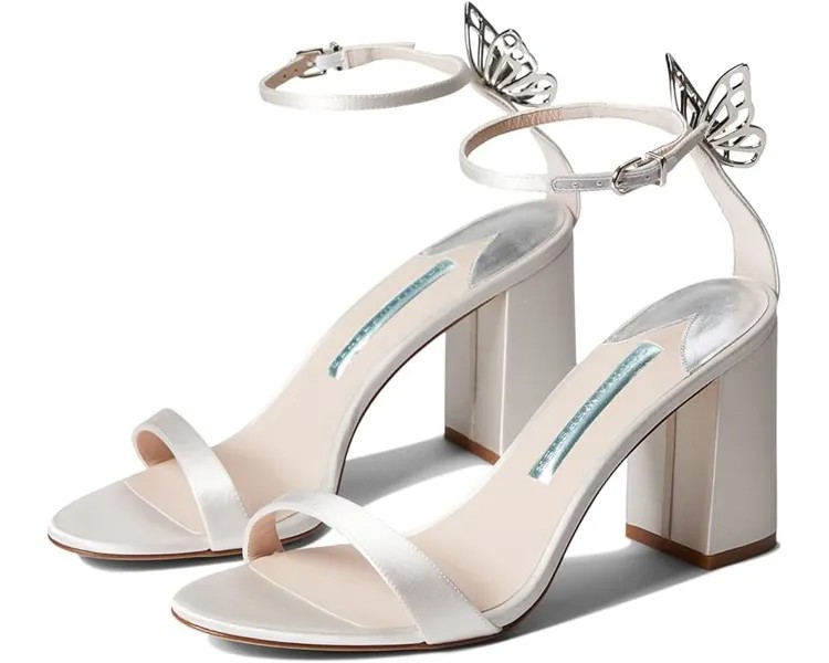 Туфли Sophia Webster Mariposa Mid Sandal, цвет Ivory/Silver