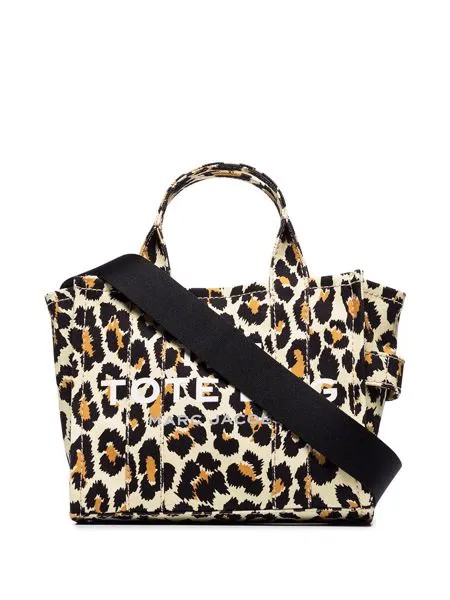Marc Jacobs сумка-тоут с леопардовым принтом и нашивкой-логотипом