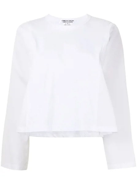 Comme Des Garçons Comme Des Garçons топ свободного кроя с длинными рукавами