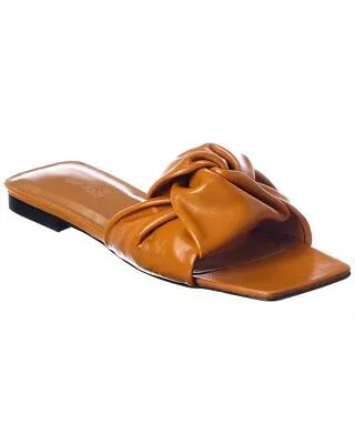 Женские кожаные сандалии By Far Lima коричневые 35