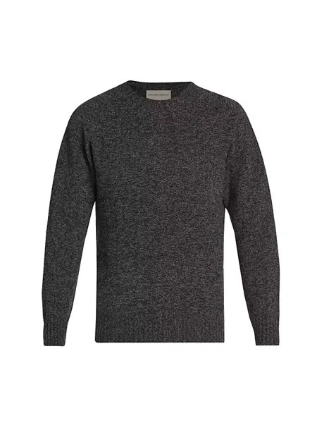 Шерстяной свитер с круглым вырезом Officine Générale, черный