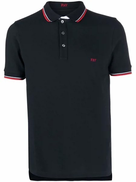 Fay embroidered-logo polo shirt