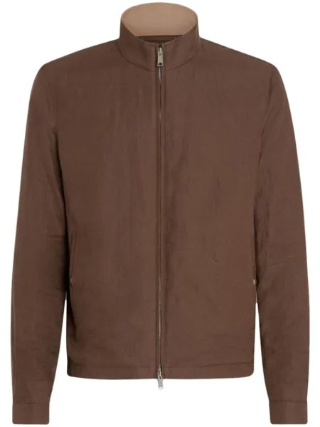 Zegna бомбер Oasi, коричневый