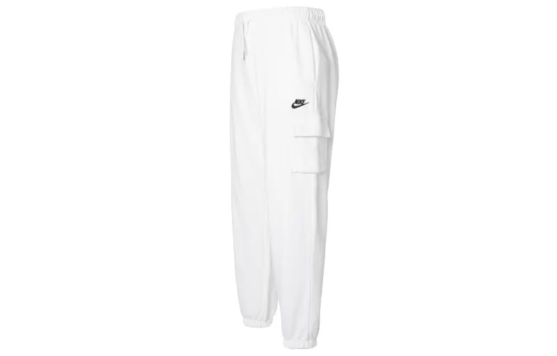 Трикотажные спортивные штаны женские белые Nike