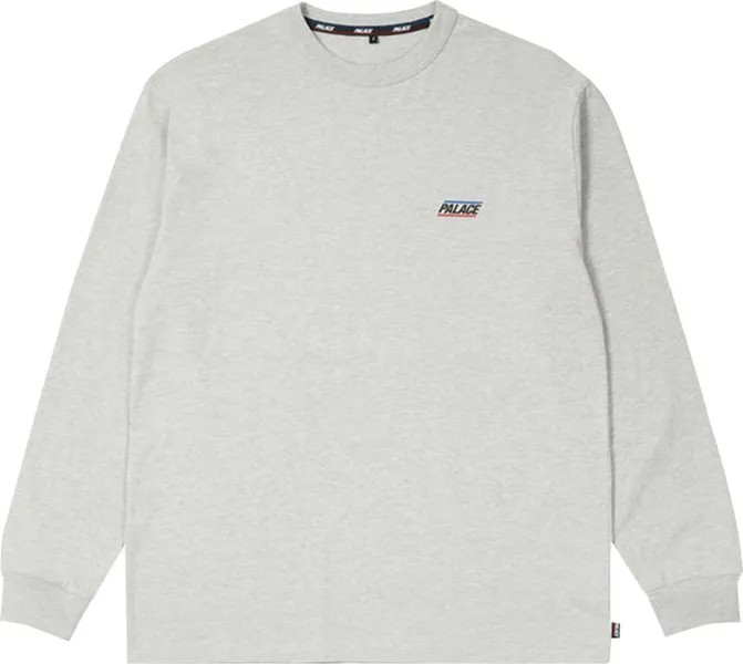 Лонгслив Palace Basically A Long-Sleeve 'Grey Marl', серый