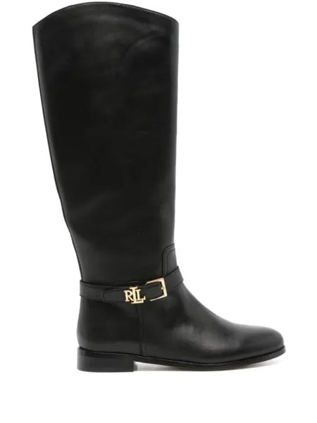 Lauren Ralph Lauren сапоги с логотипом, черный