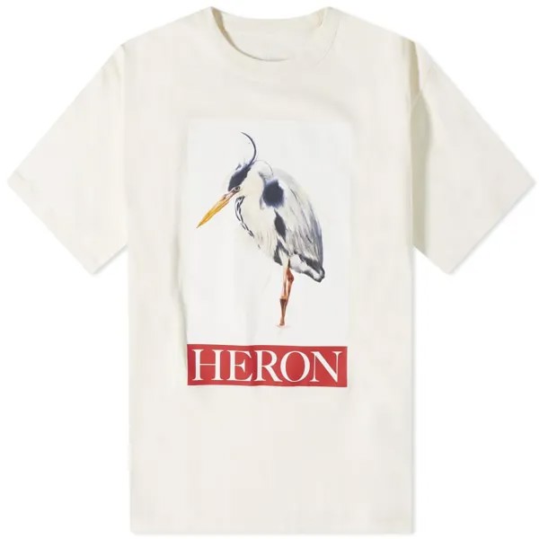 Футболка с рисунком Heron Preston Heron Bird, слоновая кость