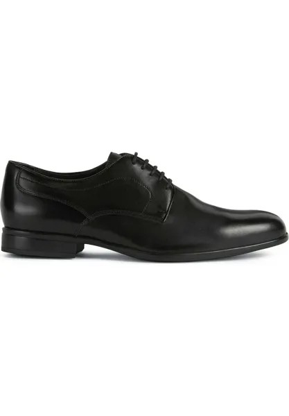 Элегантные туфли на шнуровке U Iacopo Geox, черный