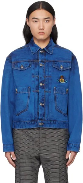 Синяя джинсовая куртка Marlene Vivienne Westwood
