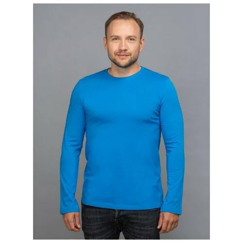 Лонгслив Uzcotton, размер 64-66\5XL, голубой