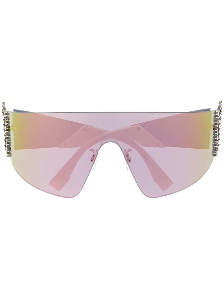 Fendi Eyewear солнцезащитные очки с кристаллами