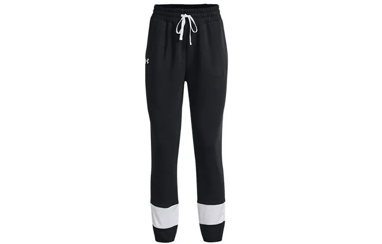 Женские трикотажные спортивные штаны Under Armour, цвет Black