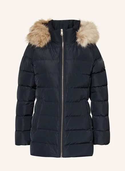 Пуховик Heritage Down Tyra с искусственным мехом Tommy Hilfiger, синий