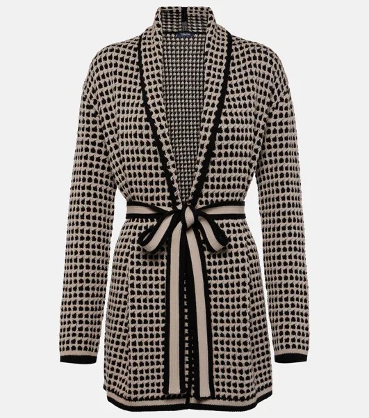 Кардиган Mirage в клетку из хлопка 'S Max Mara, мультиколор