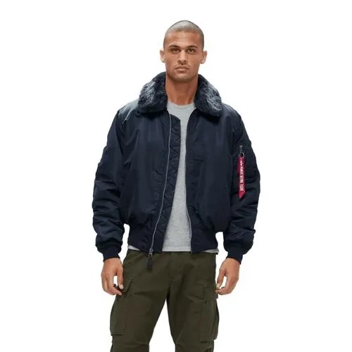 Бомбер ALPHA INDUSTRIES B-15 Flight Jacket, размер XL, replica blue