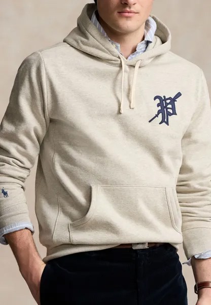 Толстовка FLEECE GRAPHIC HOODIE Ralph Lauren, светло-серый