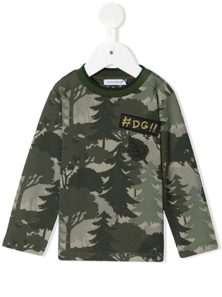 Dolce & Gabbana Kids футболка с принтом