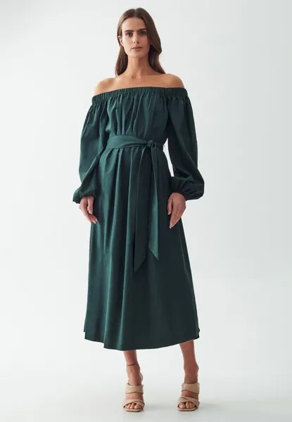 Повседневное платье LEETON MIDI WILLA, цвет emerald