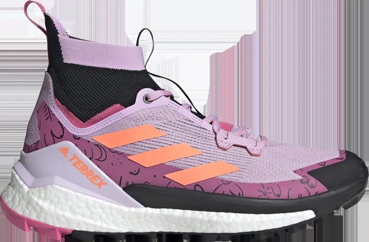 Ботинки Adidas Terrex Free Hiker 2 'Breast Cancer Awareness', фиолетовый