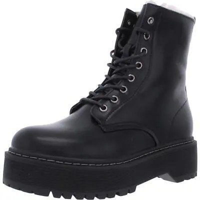 Женские черные ботинки на платформе Steve Madden Bettyy Shoes 10 Medium (B,M) BHFO 6645